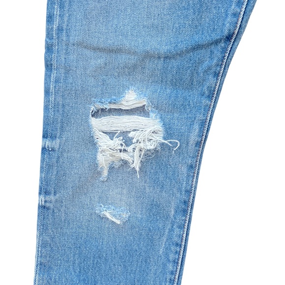 LEVI’S 501 Skinny Leg Button Fly Original Fit 25x30 Whiskering Distressed NEW - Picture 8 of 14